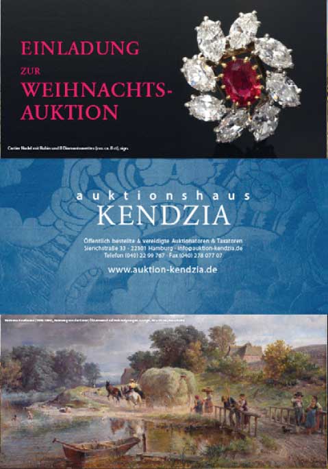 التقاضي عربة تصور حبس  The auction dates of the auction house KENDZIA in Hamburg
